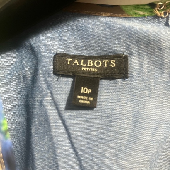 GUC Talbots Tropical Hawaii Beach Print Dress - Picture 6 of 6